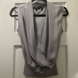 100% silk theory blouse